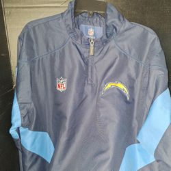 CHARGERS VINTAGE TRACK JACKET.  