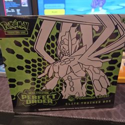 Pokemon Center Perfect Order Etb Elite Trainer Box 