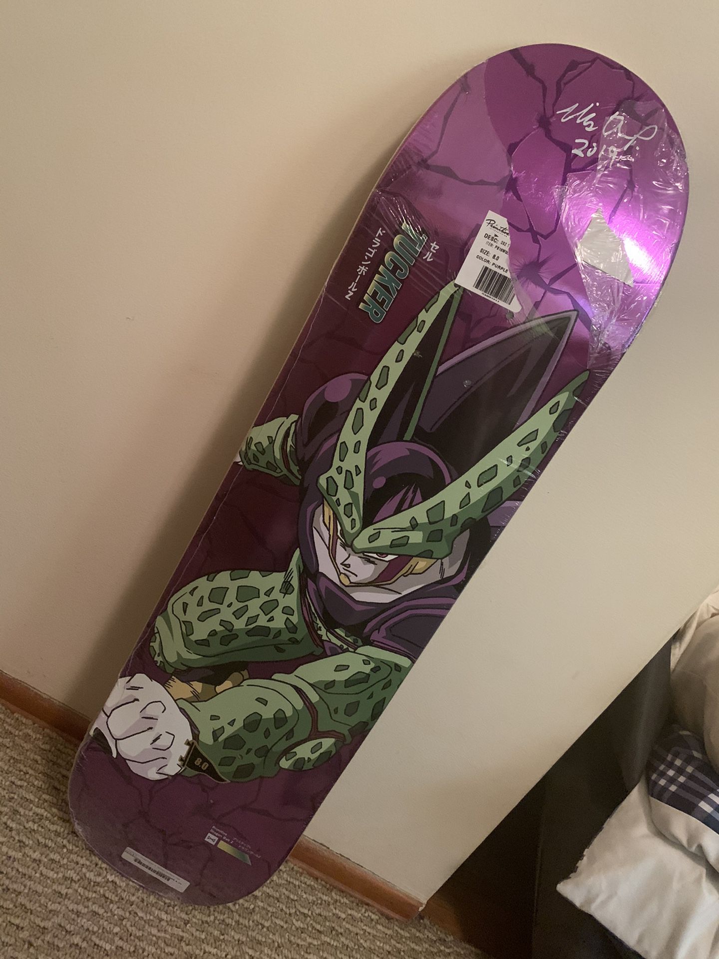 Primitive Dragonball Z Skateboard Signed Nick Tucker 2019