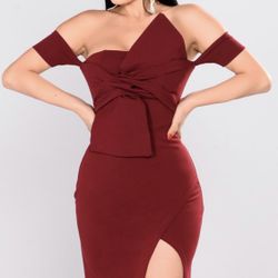 Fashionnova Wine Dress