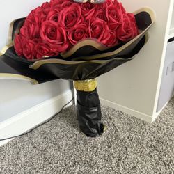 Supersized Faux Rose Bouquet 