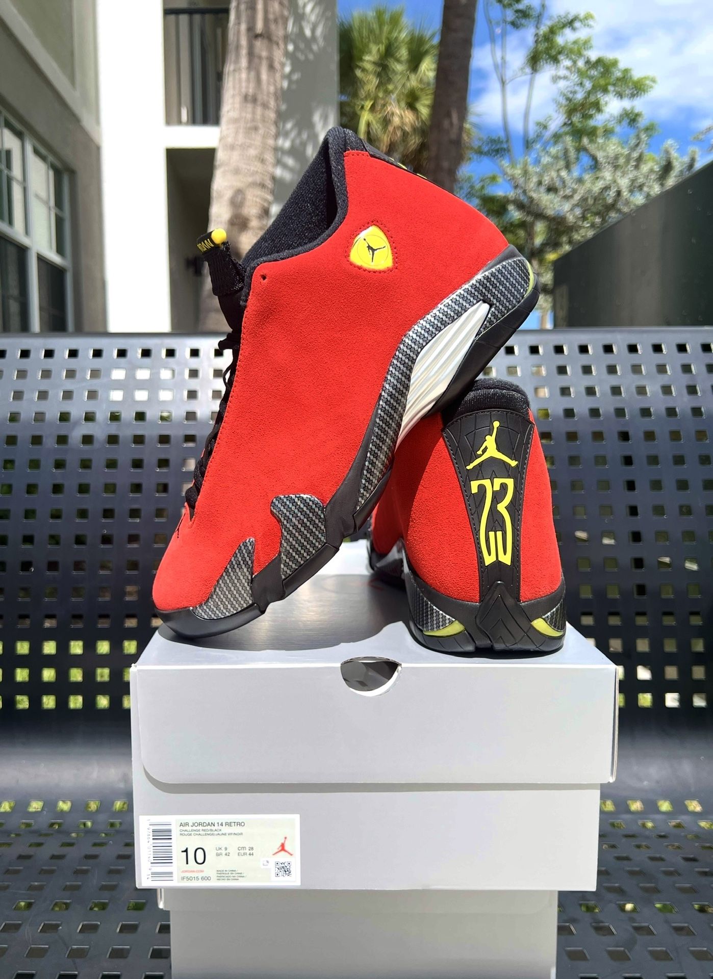 Jordan 14 Retro Ferrari Sz 10 2025 NEW Brick