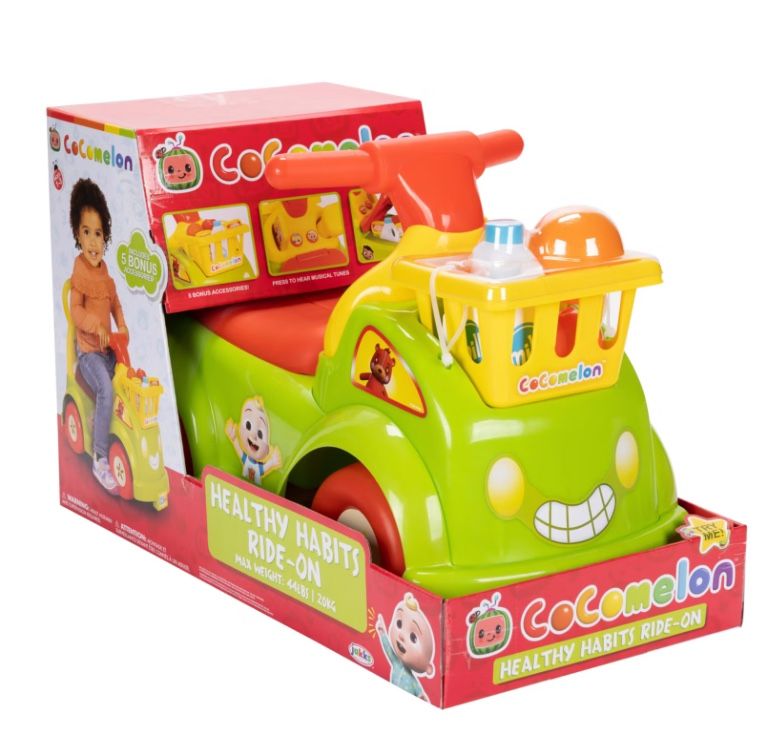 cocomelon healthy habits ride on toy new in box