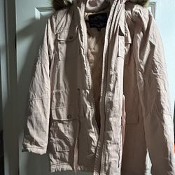 Jacket With Fur Hoodie $15