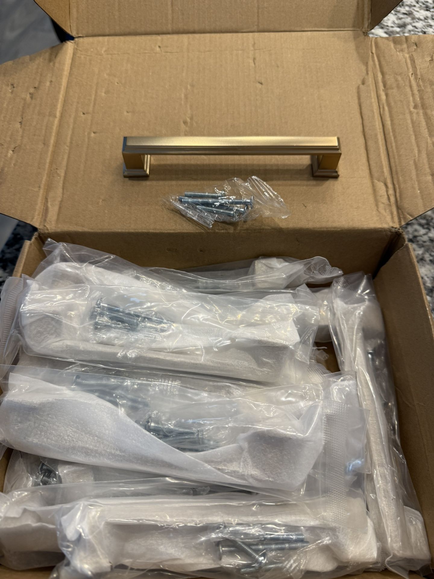 20 x 5 Inch Cabinet Pulls Handles Gold Color Champagne Brass
