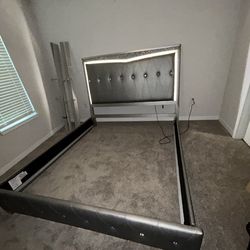 Sliver Posh Upholstered King SizeBed