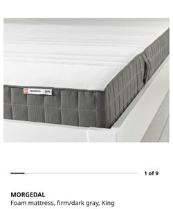 King size bed/ mattress and bed frame included