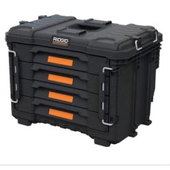 RIDGID 2.0 Pro Gear System 22 in. XL 4 Drawers Modular Tool Box Storage
