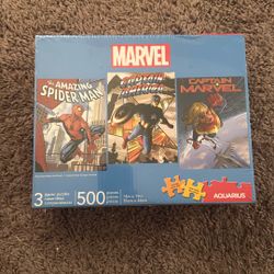 Marvel 3 In 1 Puzzle Set