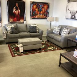 Mathonia Sofa and Loveseat Set