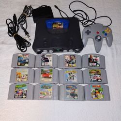 Nintendo 64 Game Console Bundle Collection N64 Video Game Entertainment System 