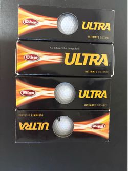 New - Box of 12 Wilson Ultra golf balls