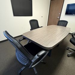 Conference Room Table & 4 Chairs
