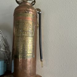 Vintage/Antique Fire Extinguisher Lamp - In Perfect Working Condition