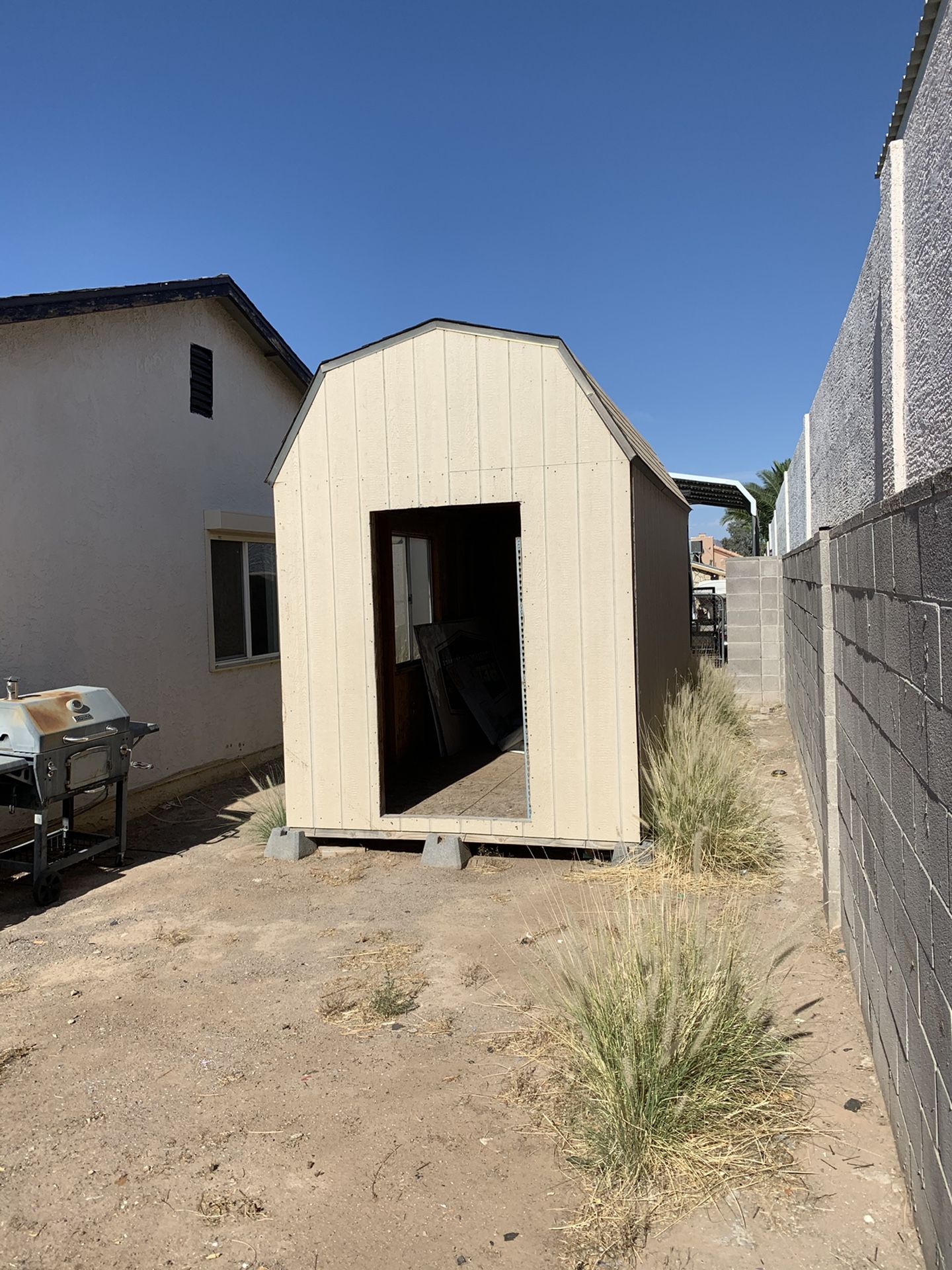 Custom built shed