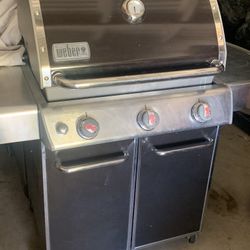 Weber Genesis E-310 BBQ Grill Propane Brown For Sale