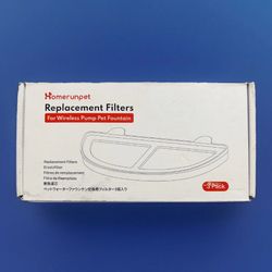 3-Pack Replacement Filters for Homerunpet Wireless Pump Pet Fountain (WF20)