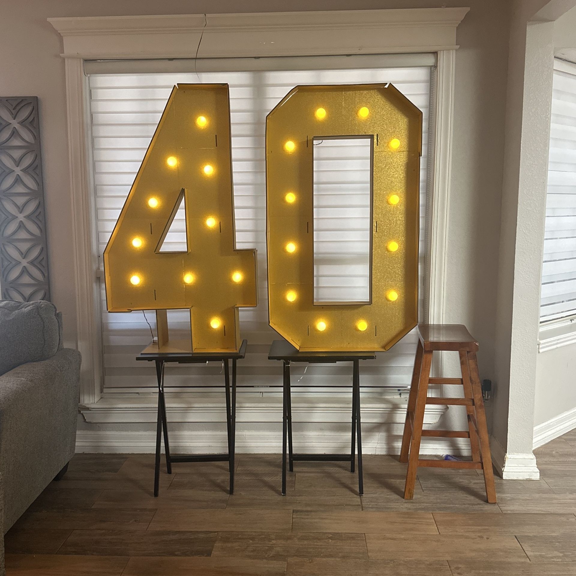 4FT Marquee 40 Numbers