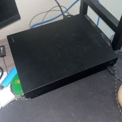 Xbox One X with Controller and Game Library