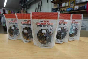 2 oz Trader Joe’s Just Salmon Skin Baked Dog Treats