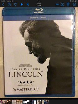  DVD+ Blu-Ray 2 Disc -LINCOLN