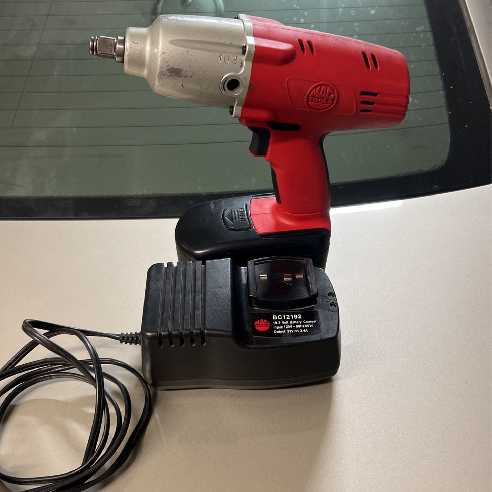 Mac Tools Half-Inch Impact With Charger $50