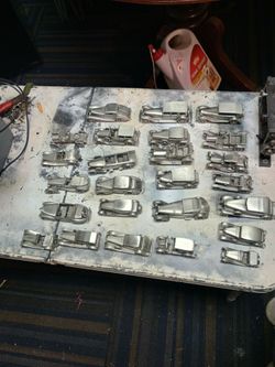 Vintage Danbury Mint PEWTER CLASSIC CARS - collection of 25 models (list below)