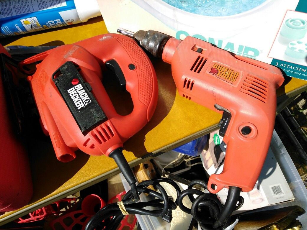 TOOLS JIGSAW AND DRILL READ DETAILS