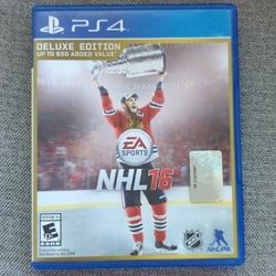 PS4 NHL16 Case And Disk