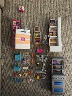 Barbie Supermarket Setting