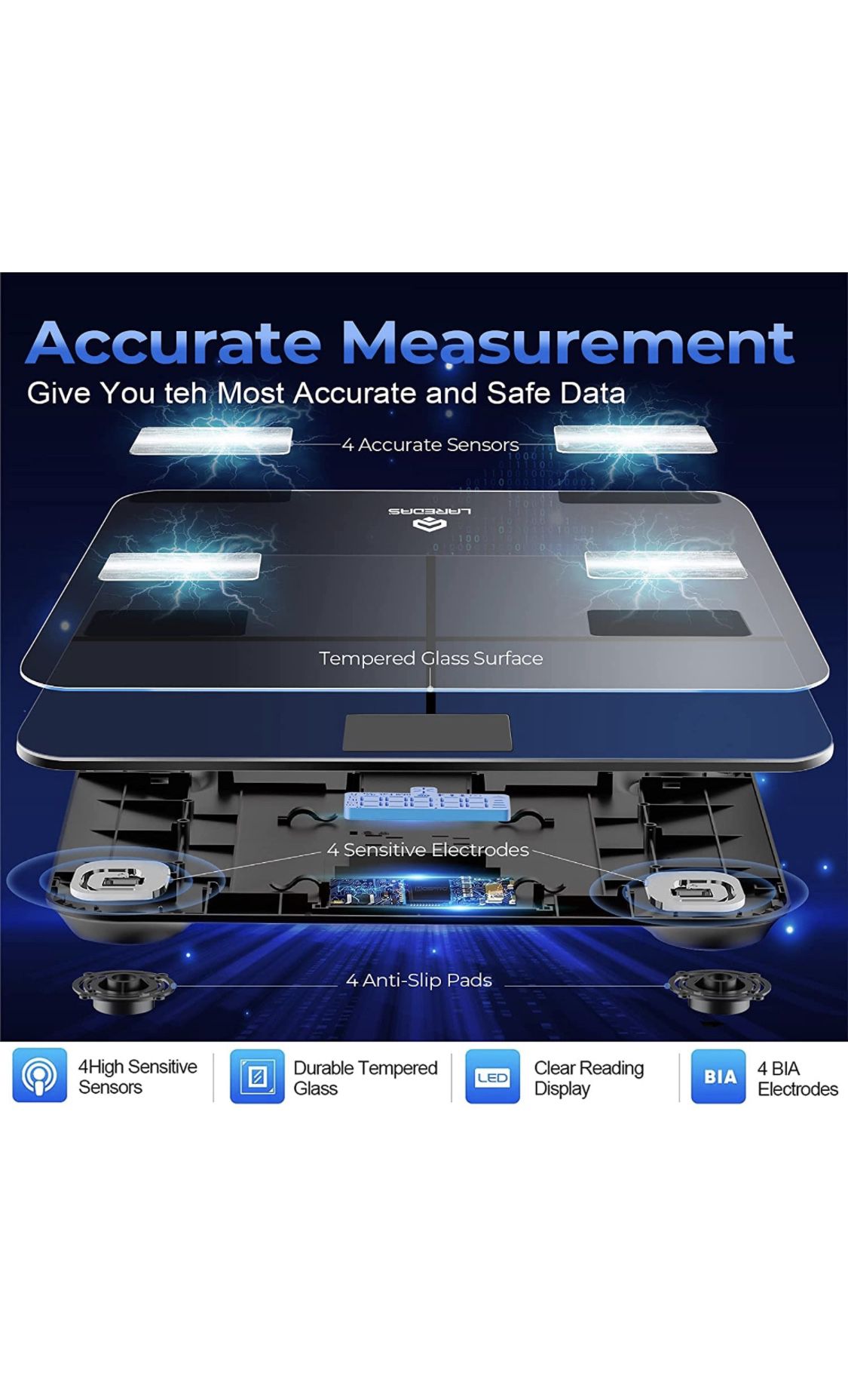 BRAND NEW Smart Digital Scale Can Measure 17 Body Metrics