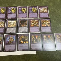 Lot of 16 LOTR Middle Earth CCG Orc Cards