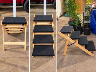 Wooden Pet stairs/ step stool