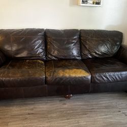 Vintage Leather Couches