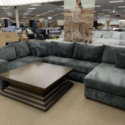 SECTIONAL/DINING TABLE 699.99