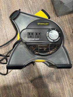 Stanley Pro Blower Fan with Power Center (set of 2)
