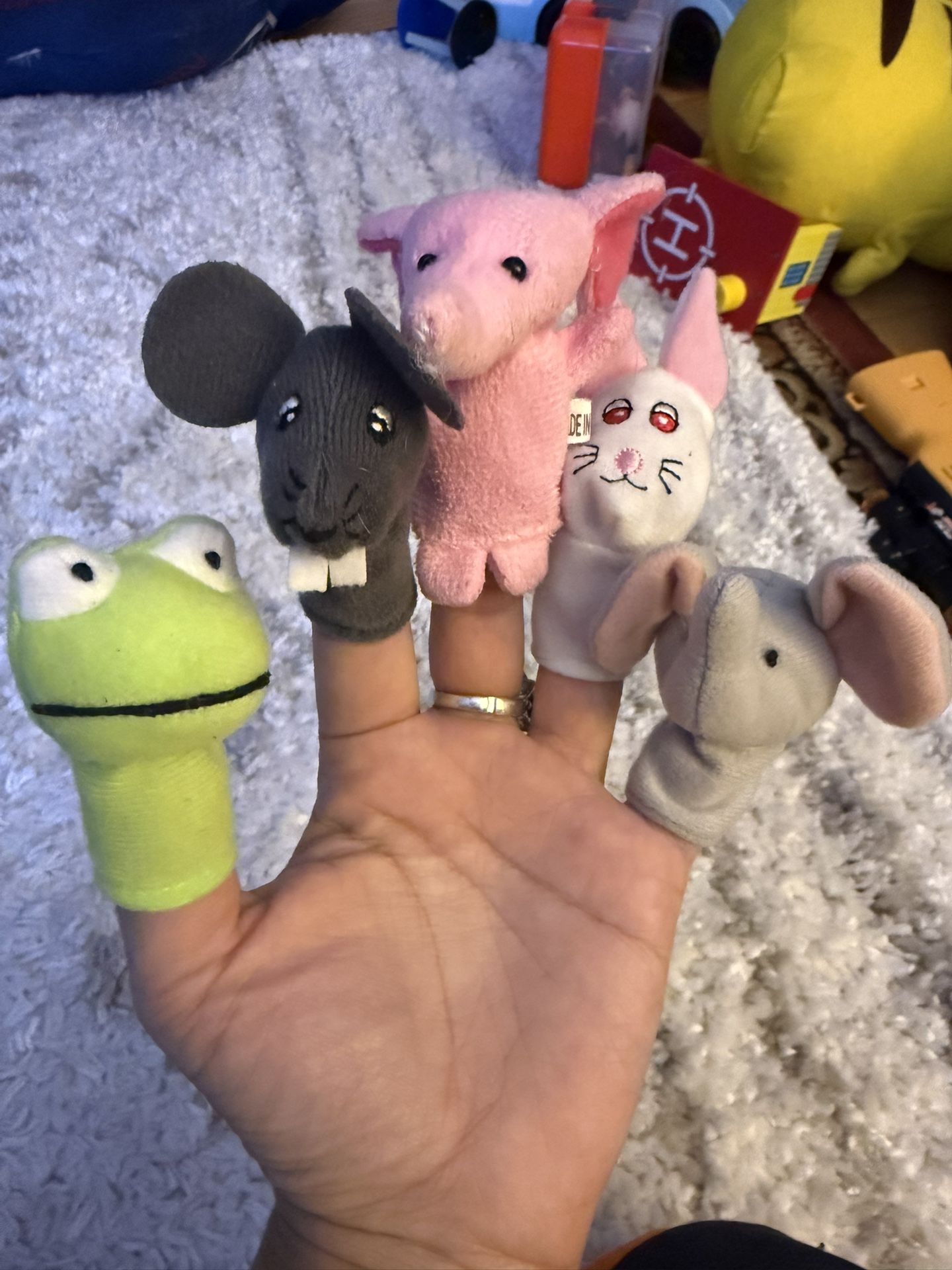Animal Finger Puppets Baby Toy