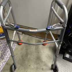 Adult walker also folds