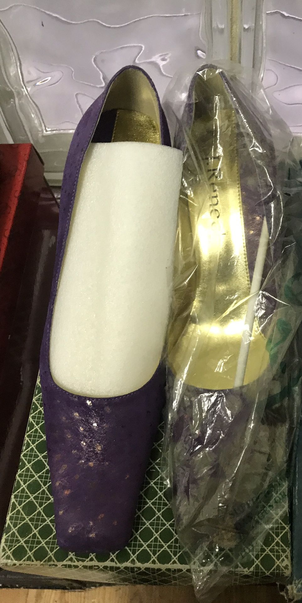 Women's Shoes JRenee Purple Suede