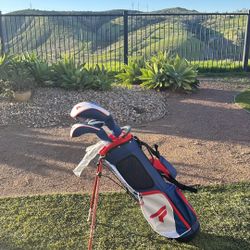 Youth Age 9-12 Right Handed Gold Club Set 