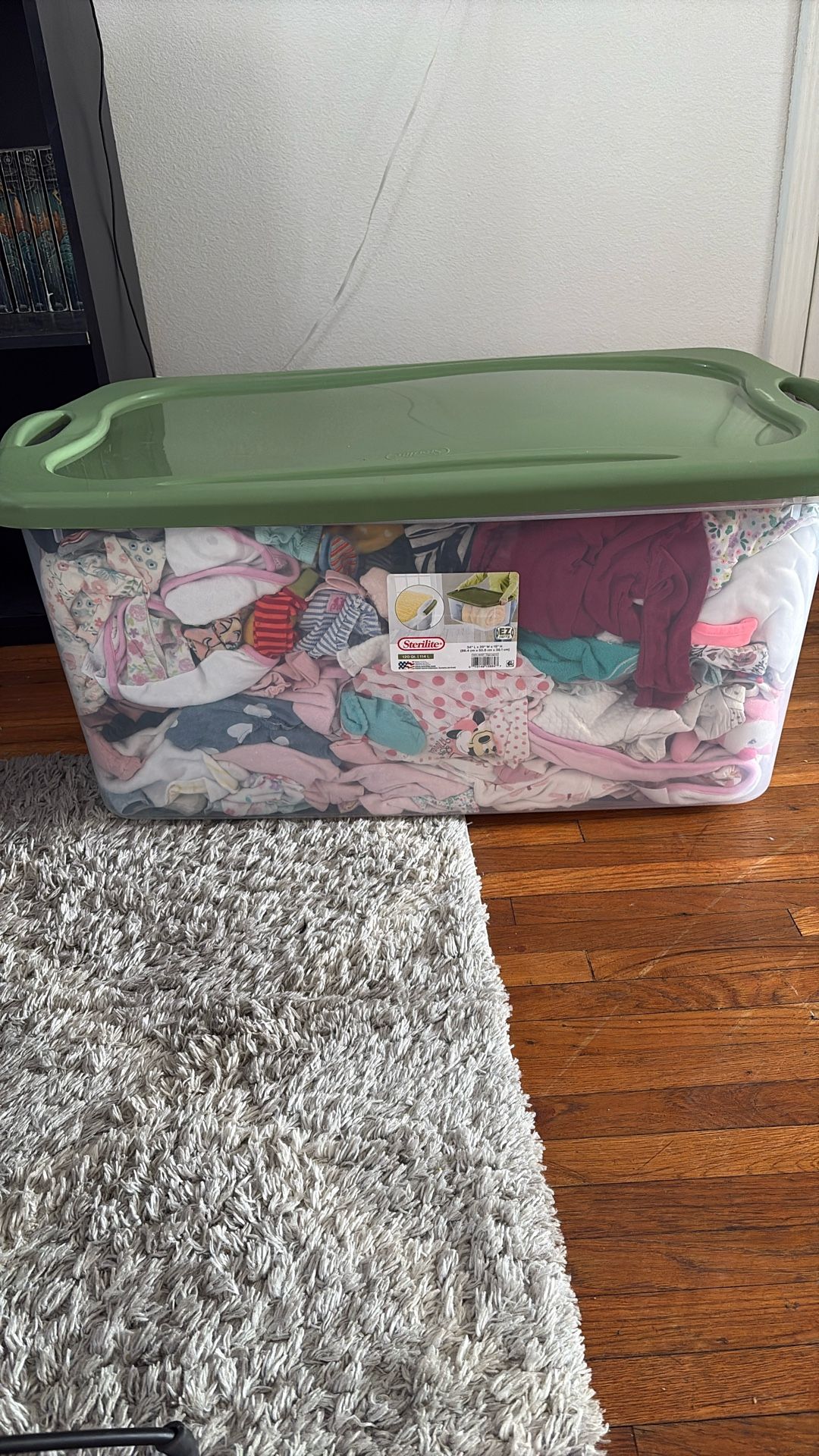 Bin Of Baby Clothes