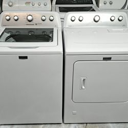 XL MAYTAG WASHER AND GAS DRYER//LAVADORA Y SECADORA,,60 DAYS WARRANTY,,"FREE DELIVERY LOCAL GRATIS."