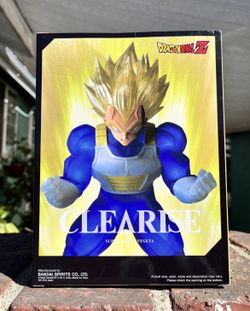 Dragon Ball figure Super Saiyan Vegeta CLEARISE BANPRESTO- BRAND NEW!!