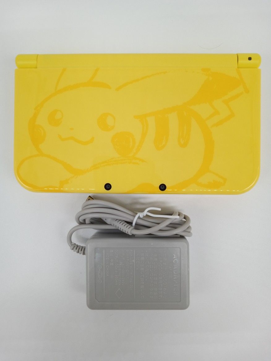 Refurbished Nintendo New 3DS XL Pikachu Edition Handheld Gameboy Console – Like New With Charger