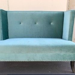 Beautiful Velvet Loveseat Sofa