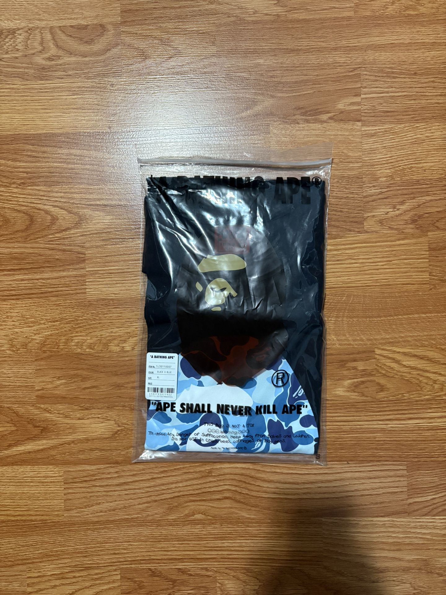 Blue ABC camo BAPE shirt 