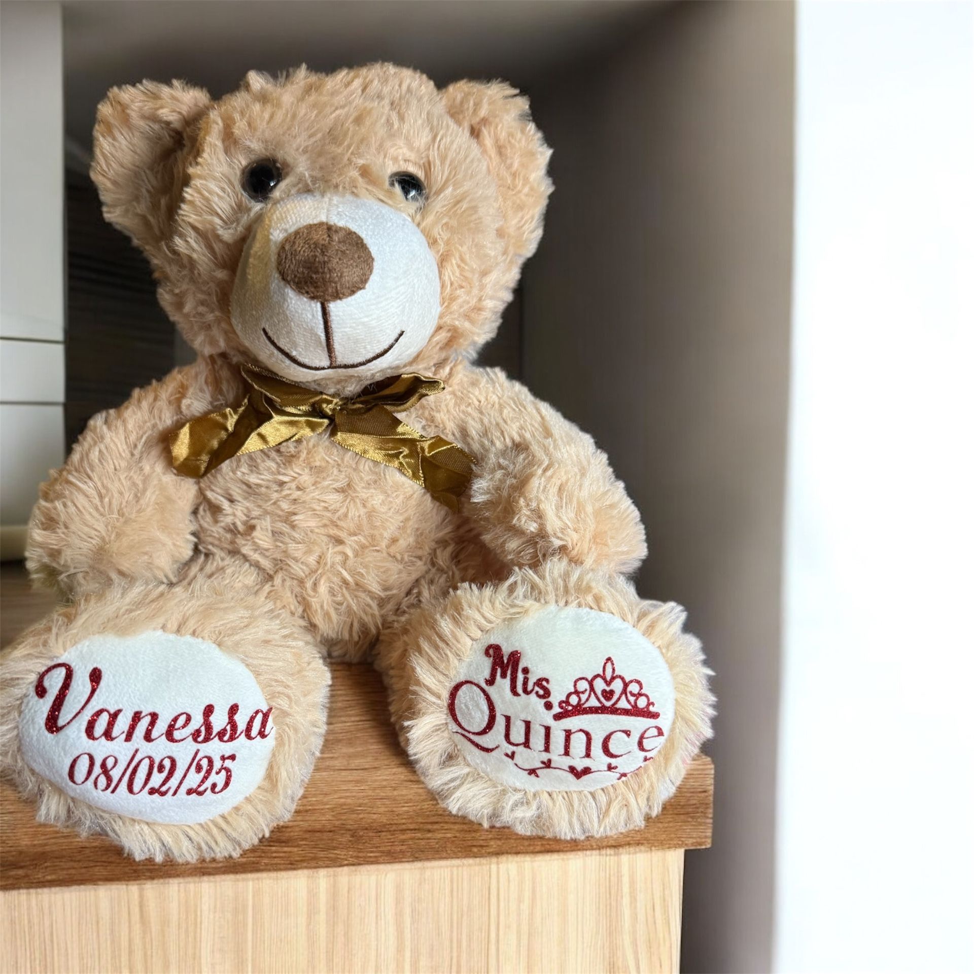 Personalizable Teddy Bear $15