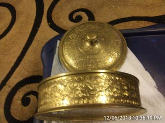 Vintage India Brass with lid