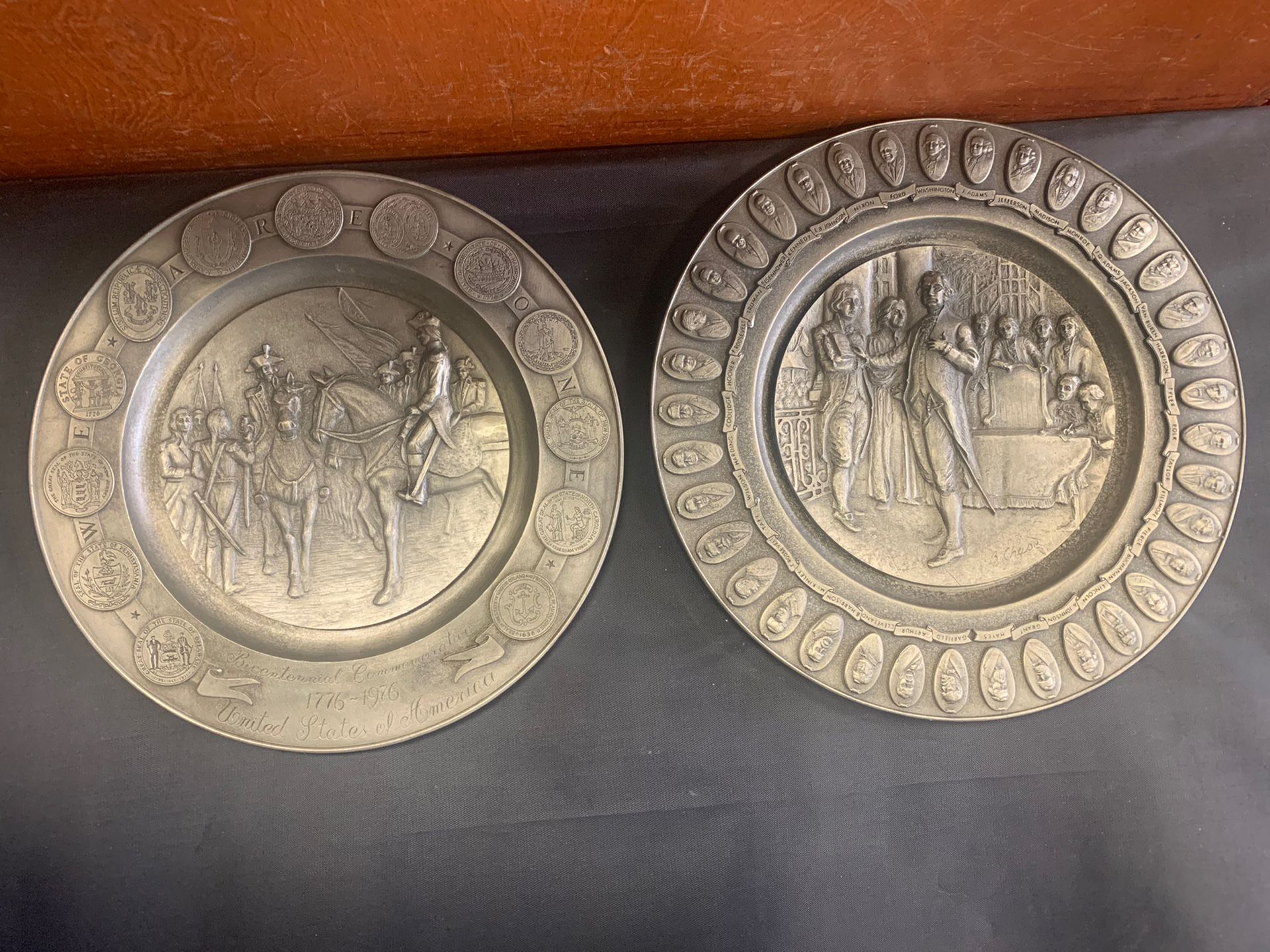 International Pewter Limited Edition Collectible Plates