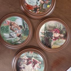 The King & I Collector plates with frames